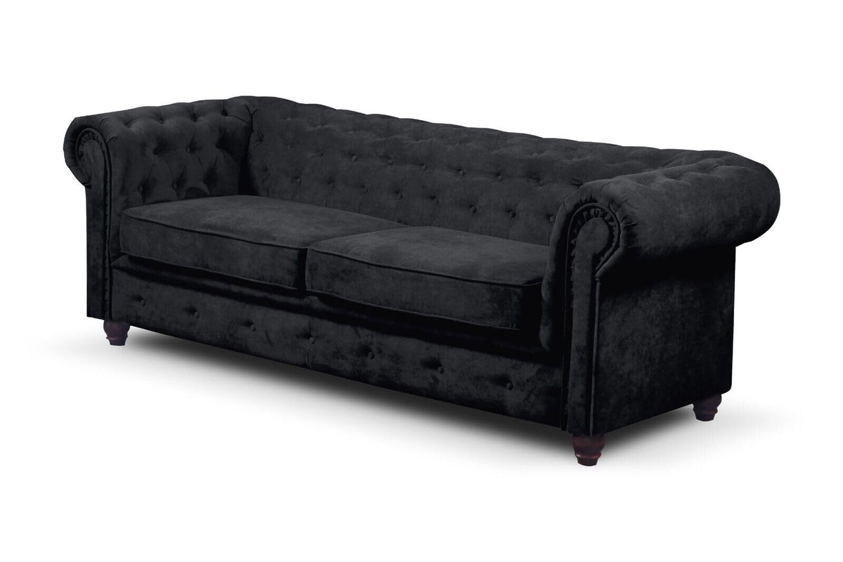 Easy4You Chesterfield Black Set