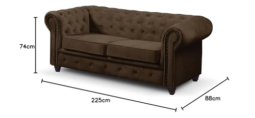 Easy4You Chesterfield Black Set
