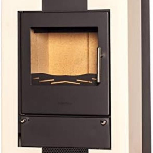 HS Flamingo ESPO II Hot-Air Fireplace 9 kW Cream