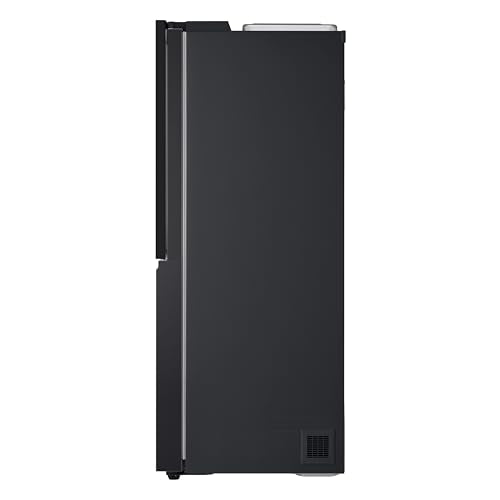 LG GSXE90MBDD Side by Side Kühlschrank mit InstaView Craft Ice | Door in Door | Crushed Ice -und Wasserspender EEK: Klasse D | 628 Liter Kapazität | Festwasseranschluss | Total No Frost