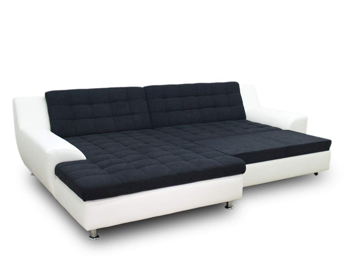 Domo Collection Morton Corner Sofa L-Shaped with Sleep Function