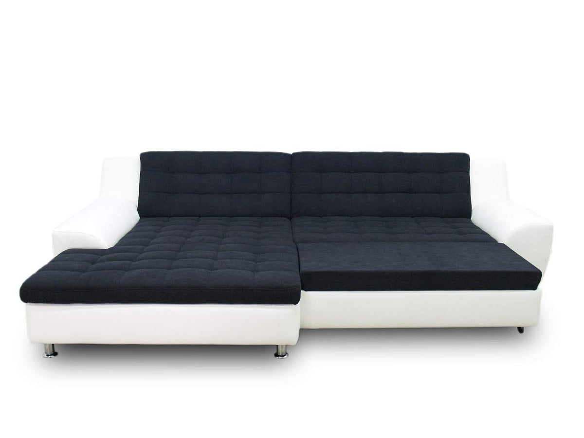 Domo Collection Morton Corner Sofa L-Shaped with Sleep Function
