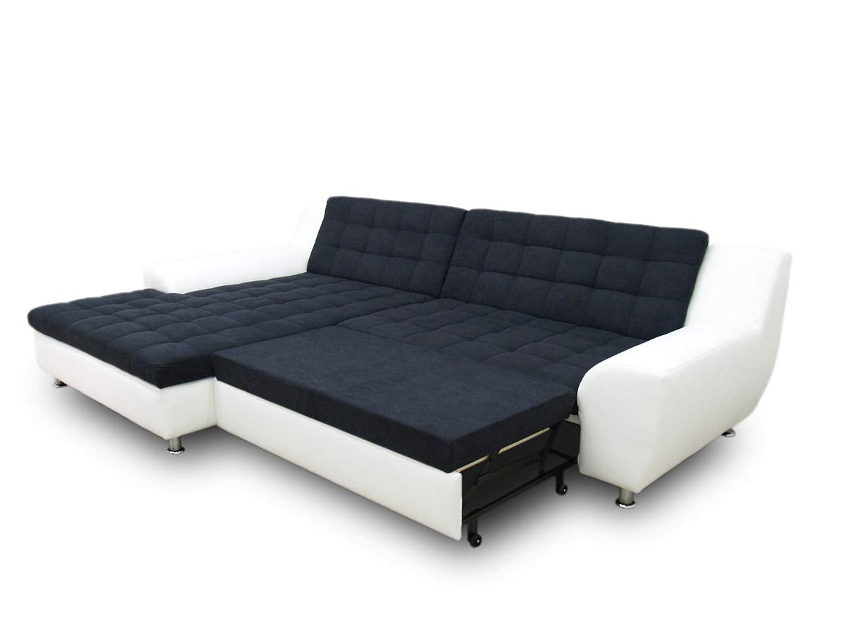 Domo Collection Morton Corner Sofa L-Shaped with Sleep Function