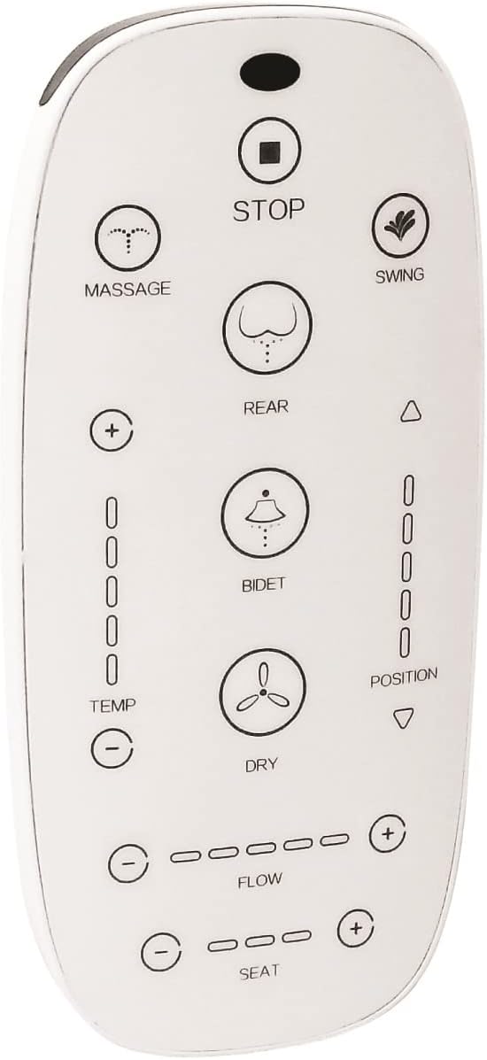 BERNSTEIN Dusch-WC 540 PRO in Weiß mit 5 Jahre Garantieerweiterung, Spülrandloses Hänge-WC mit Bidet Funktion Sitzheizung und Sterilisator – Komplettanlage mit Fernbedienung mit Absenkautomatik