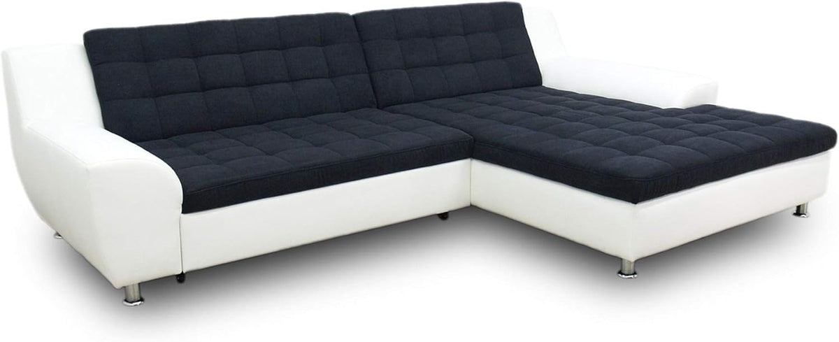 Domo Collection Morton Corner Sofa L-Shaped with Sleep Function