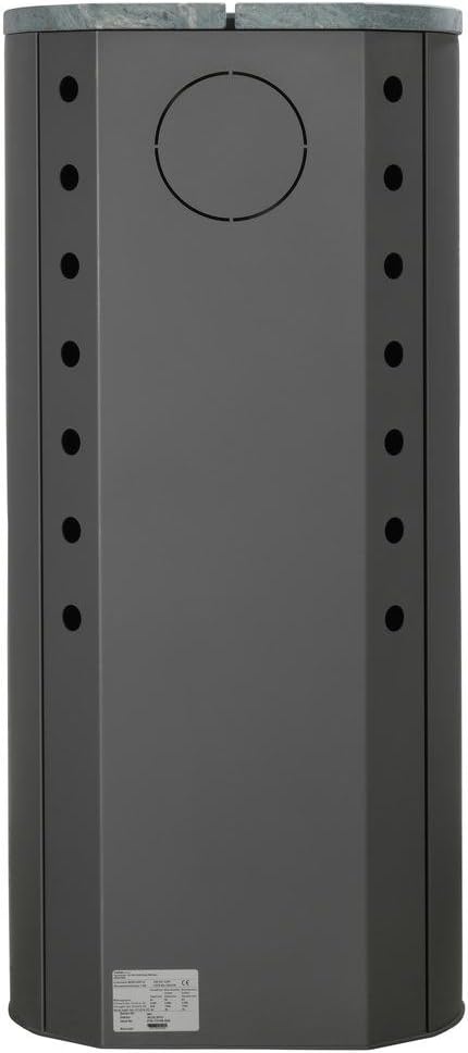 Thermia Munich Wood Stove Natural Stone 7 kW Continuous Burn, Automatic, Grey