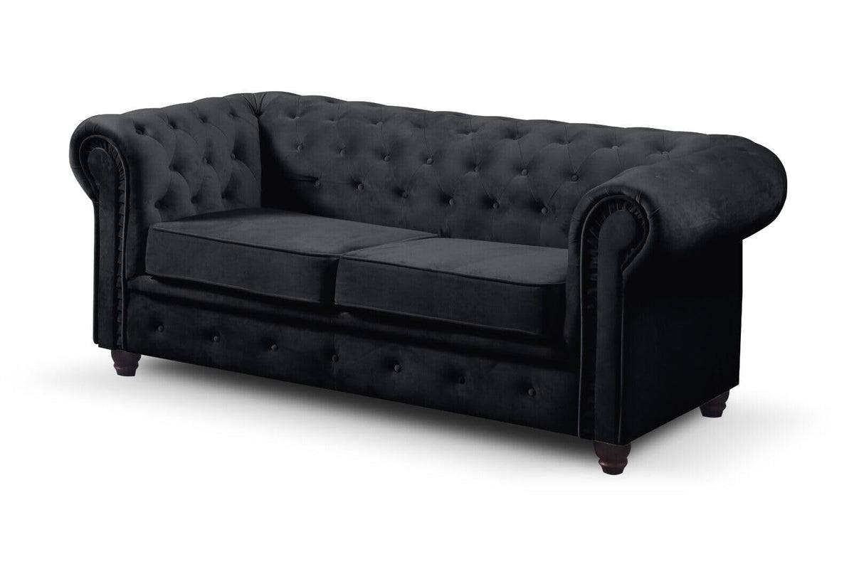 Easy4You Chesterfield Black Set