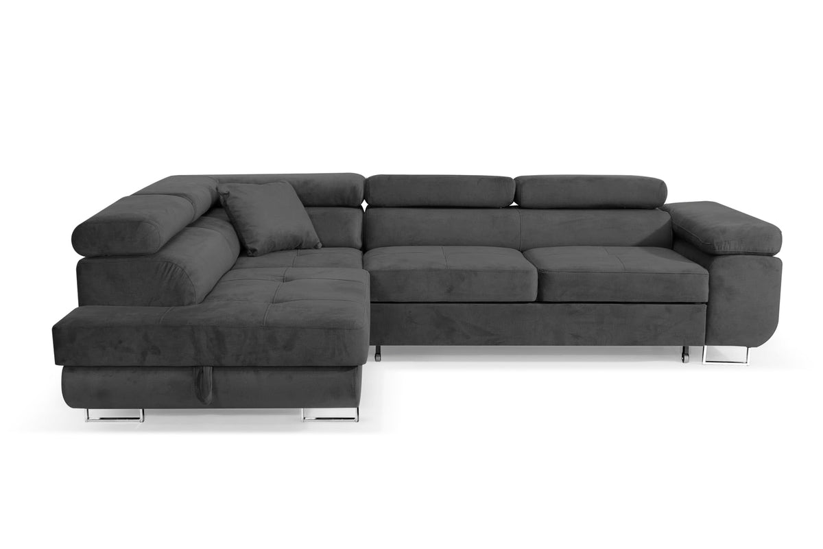 Aller L-Shaped Corner Sofa with Sleep Function