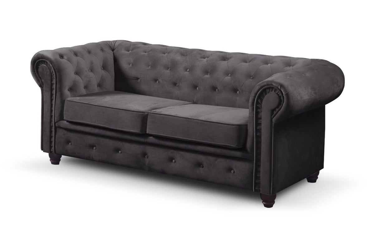 Easy4You Chesterfield Black Set