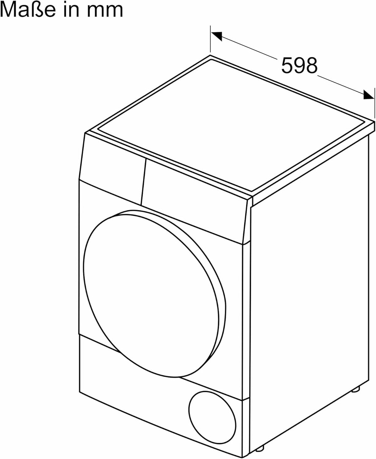 Bosch WTH85VWJN, Serie 4, Wärmepumpentrockner, 8 kg, AutoDry, Quick-40-Trocknen, Nachlegefunktion, Sensitive-Drying-System, Anti Vibration Design, 63 dB, LED-Display, Touch-Control, Zeitvorwahl