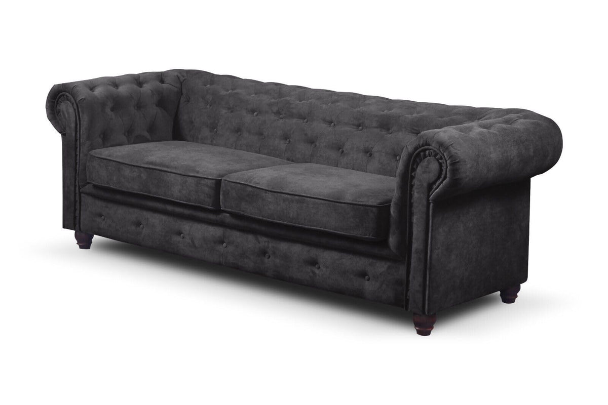 Easy4You Chesterfield Black Set