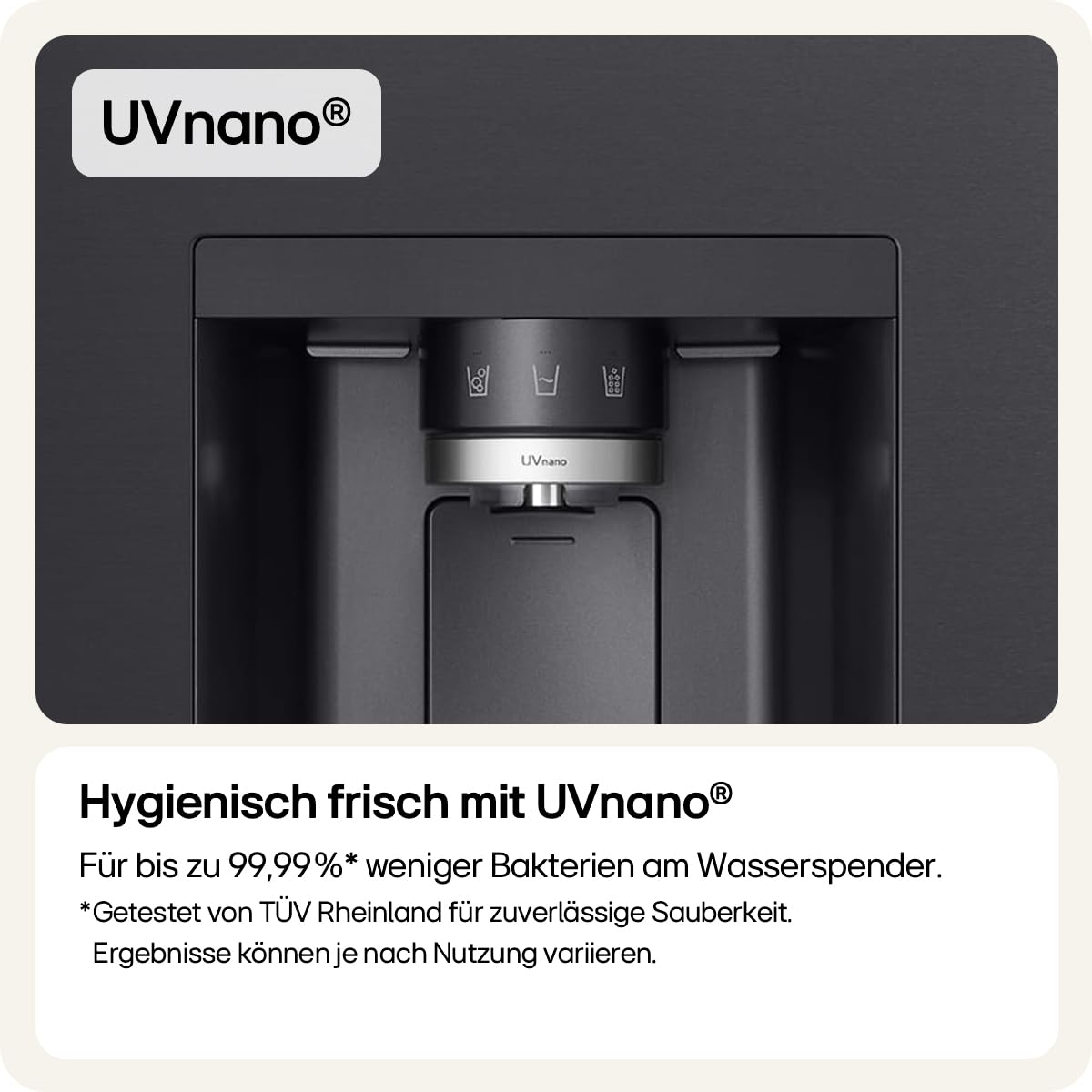 LG GSLC40PYPE Side-by-Side Kühlschrank ǀ Smart Inverter Compressor ǀ Eis- und Wasserspenderǀ Total No Frost Technologie ǀ EEK E ǀ 638 L