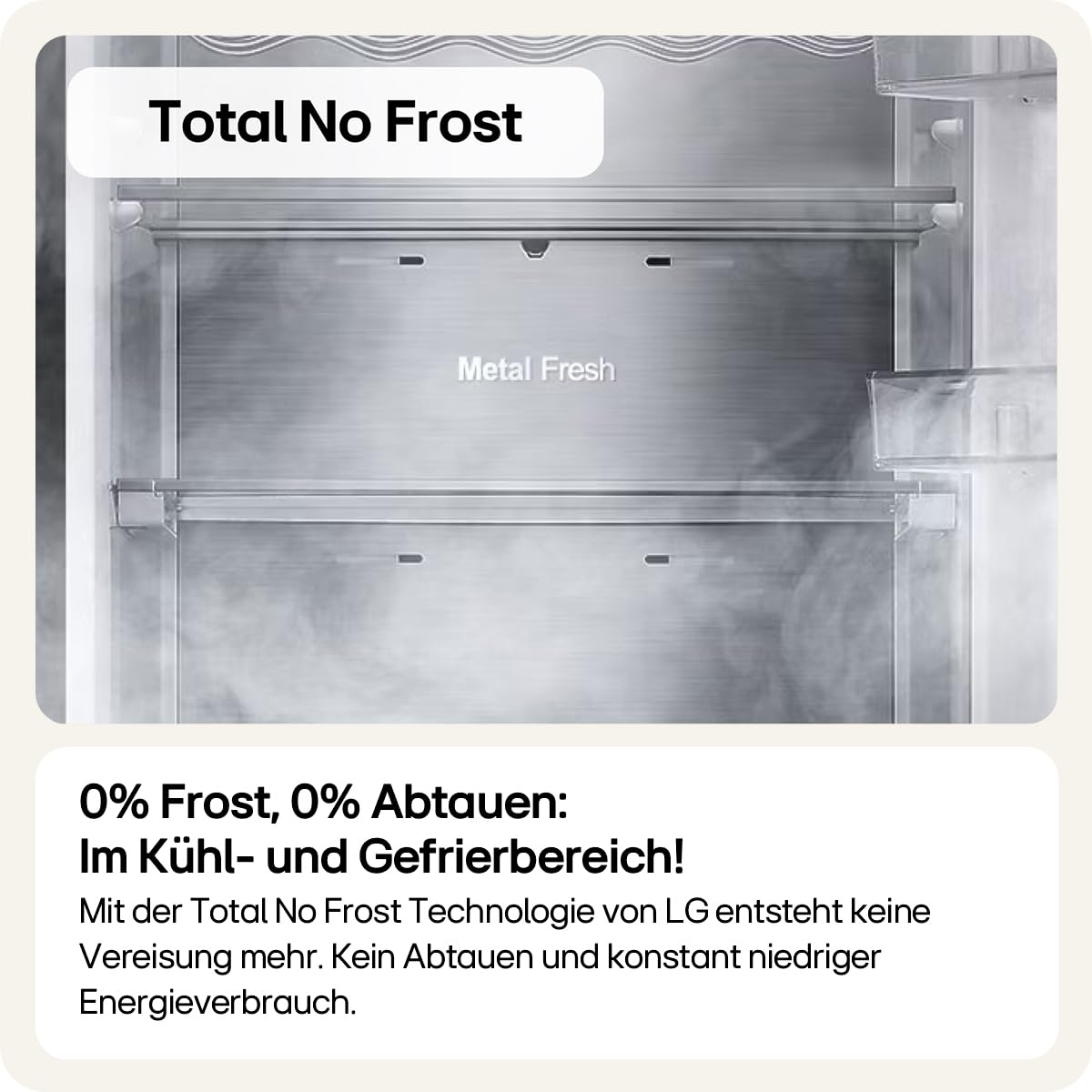 LG GSLC40PYPE Side-by-Side Kühlschrank ǀ Smart Inverter Compressor ǀ Eis- und Wasserspenderǀ Total No Frost Technologie ǀ EEK E ǀ 638 L