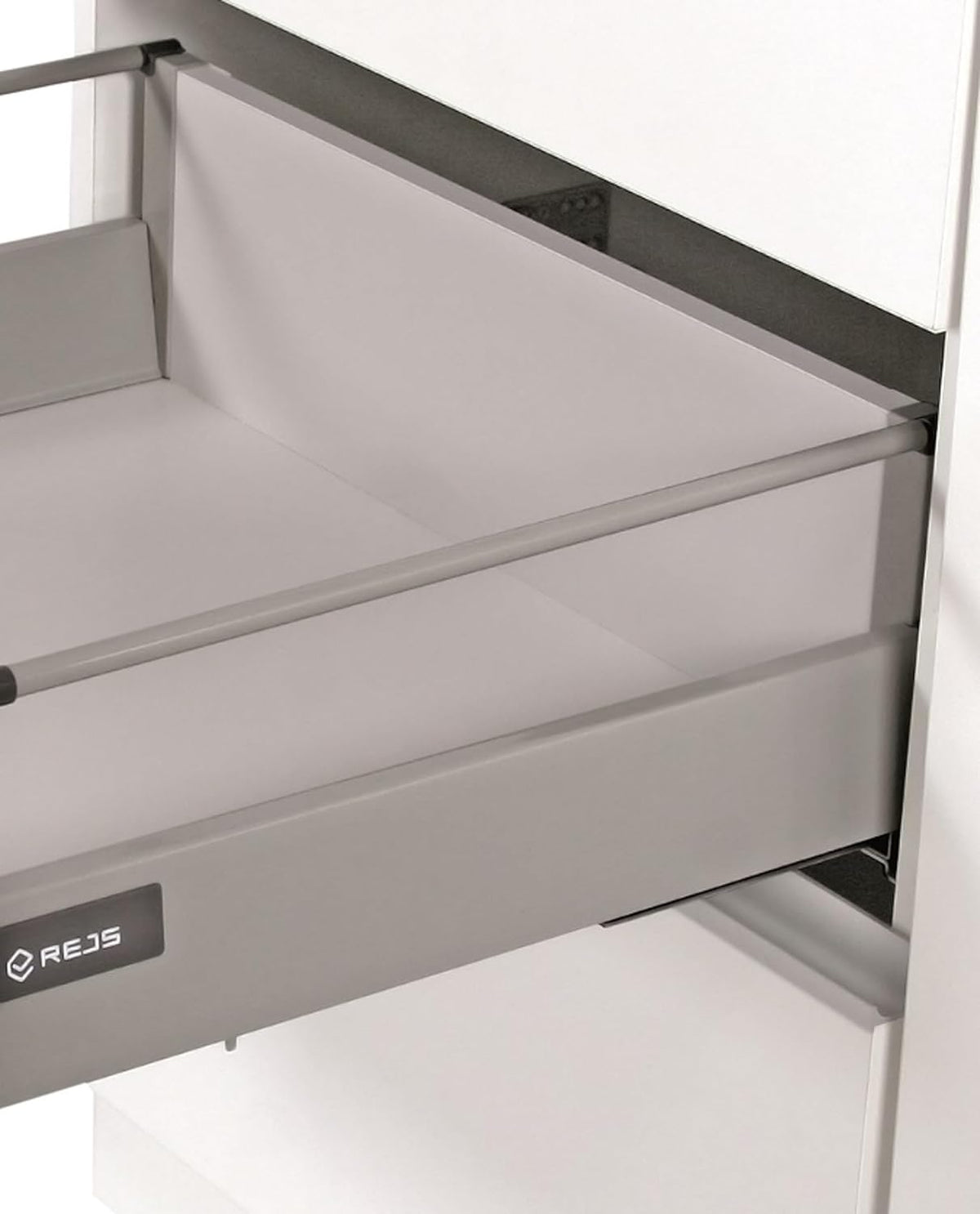 Vario I Built-in Kitchen, 240 + 160 cm, High Gloss White