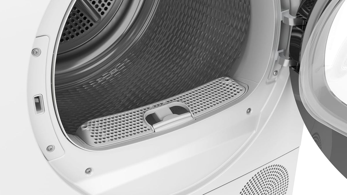 Bosch WTH85VWJN, Serie 4, Wärmepumpentrockner, 8 kg, AutoDry, Quick-40-Trocknen, Nachlegefunktion, Sensitive-Drying-System, Anti Vibration Design, 63 dB, LED-Display, Touch-Control, Zeitvorwahl