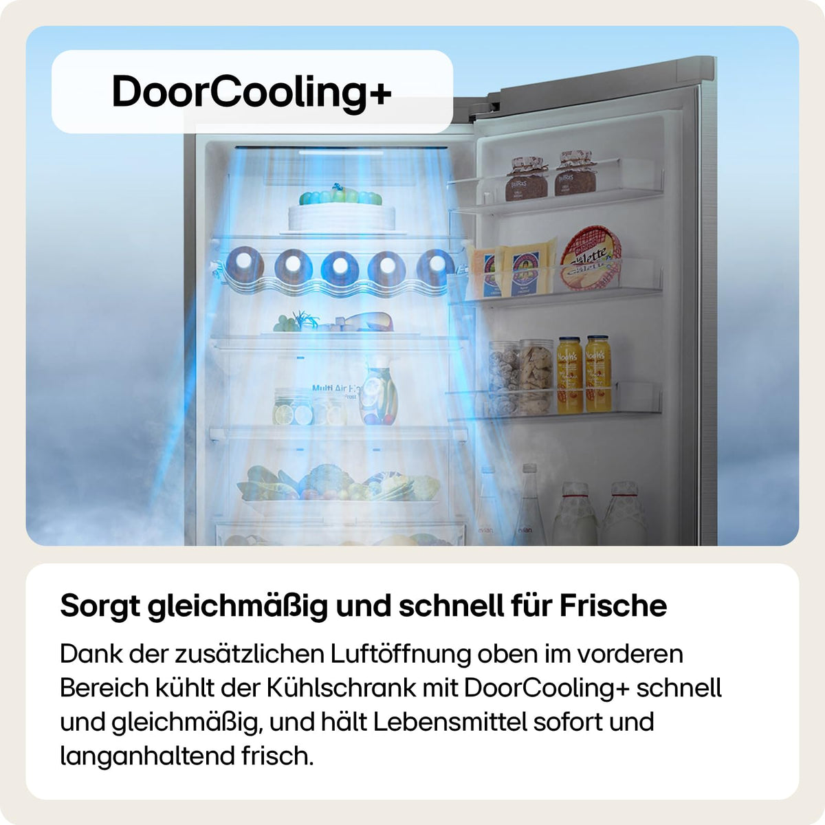 LG GSLC40PYPE Side-by-Side Kühlschrank ǀ Smart Inverter Compressor ǀ Eis- und Wasserspenderǀ Total No Frost Technologie ǀ EEK E ǀ 638 L