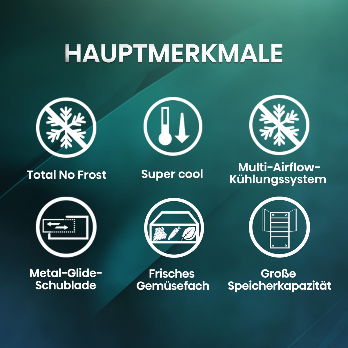 Hisense RF632N4WIE French Door Kühl-Gefrierkombination/ NoFrostPlus/ Inverter-Kompressor/ Wasserspender/ CrispZone/ 200 cm/ Kühlteil 336 l/ Gefrierteil 149 l/ 38 dB/ 295 kWh/ Jahr/ Inox-Look