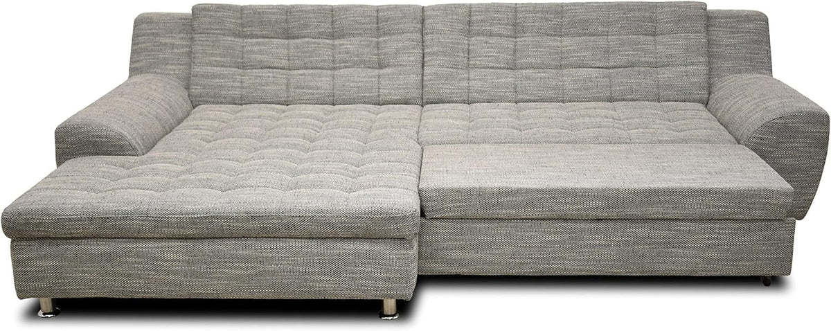 Domo Collection Morton Corner Sofa L-Shaped with Sleep Function