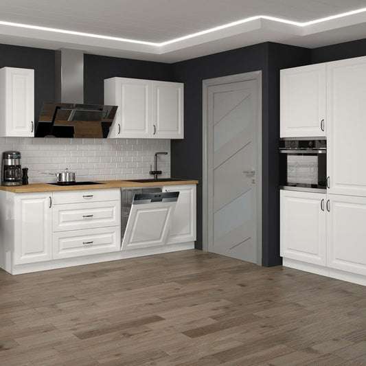Stilo Country House Kitchen Unit 230 + 120 cm White
