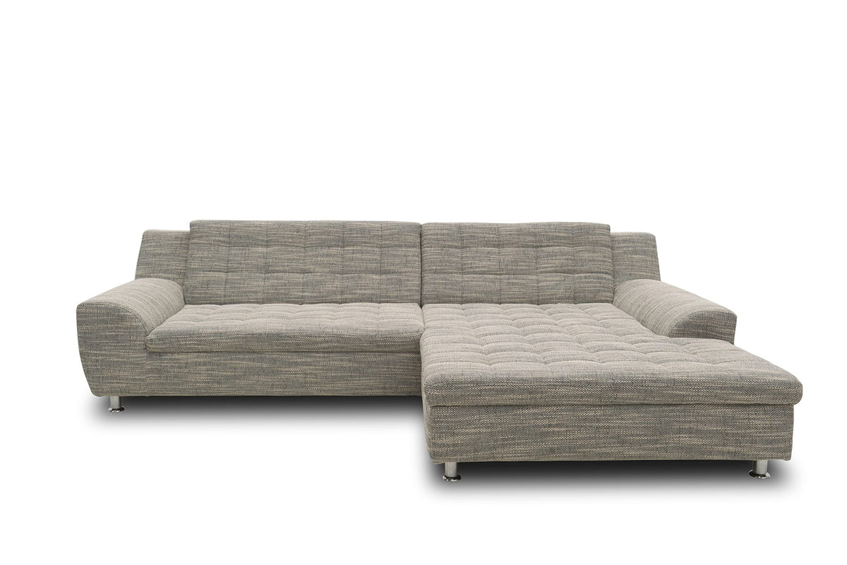 Domo Collection Morton Corner Sofa L-Shaped with Sleep Function