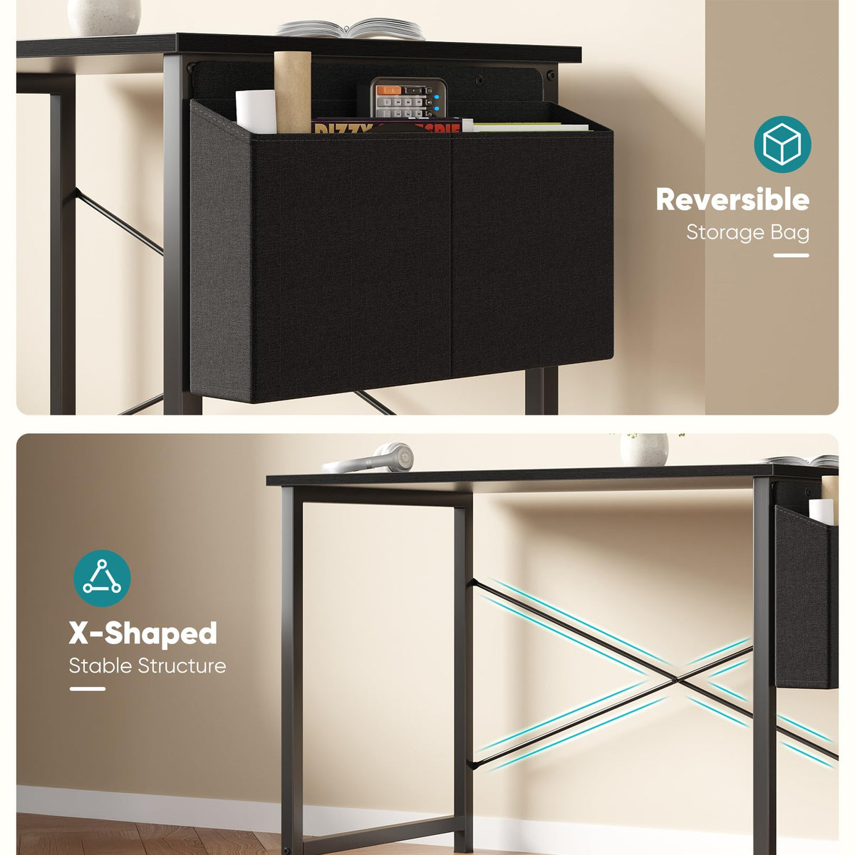 OLIXIS Small Computer Desk, 31 Inch Gaming Desks for Home Office