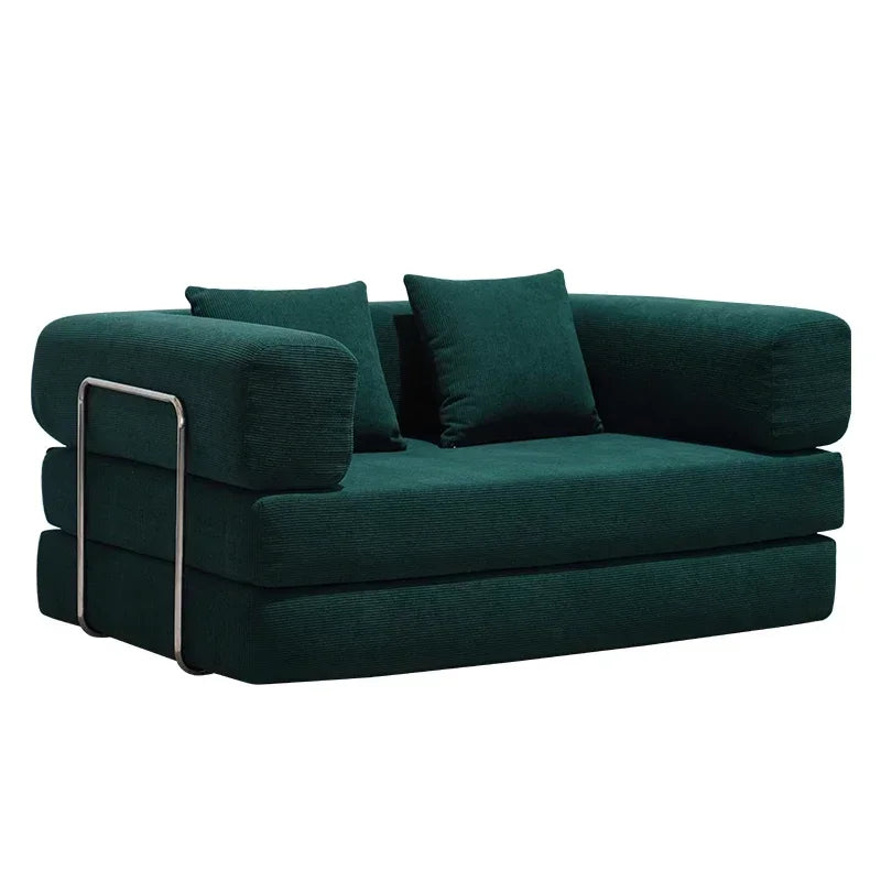 Modernes ausklappbares Ecksofa mit Schlaffunktion