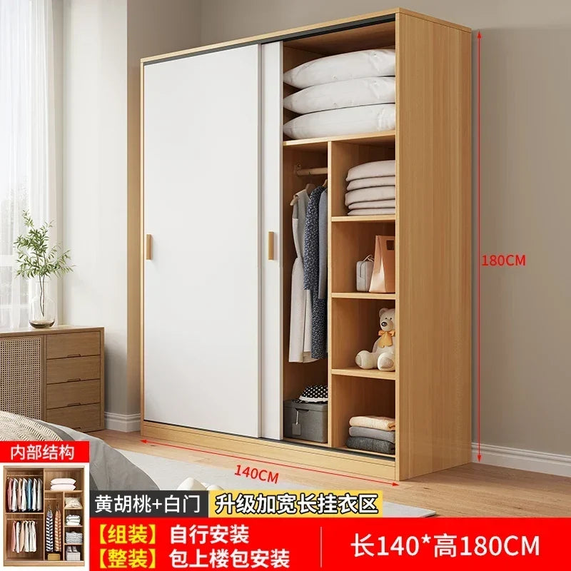 Drawers Shelves Closet Storage Organizer Bedroom Partitions Wardrobe Wooden Display Fabric Modern Guarda Roupa Home Furniture
