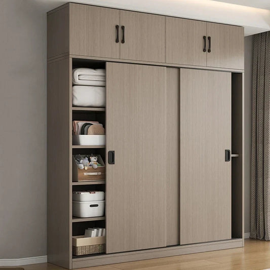 Eco White Design Wardrobes Organizer Sliding New Bedroom Closet Wardrobe Cabinets Storage Shelf Armoires De Chambre Furniture