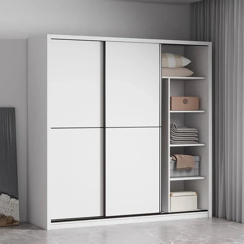 Drawers Shelves Closet Storage Organizer Bedroom Partitions Wardrobe Wooden Display Fabric Modern Guarda Roupa Home Furniture
