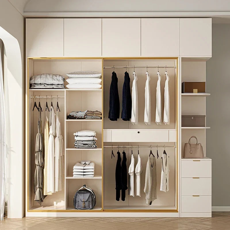Drawer Organizer Wardrobe Doors Minimalist Open Closets Room Wardrobes Shelves Shelf Bedroom Armario De Ropa Furniture Home