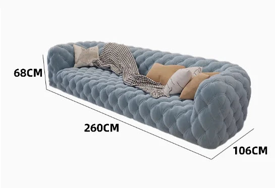 Indulge Opulent Comfort Elegant Italian Sofa