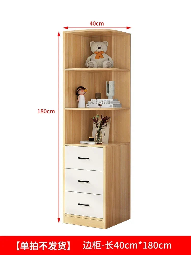 Drawers Shelves Closet Storage Organizer Bedroom Partitions Wardrobe Wooden Display Fabric Modern Guarda Roupa Home Furniture