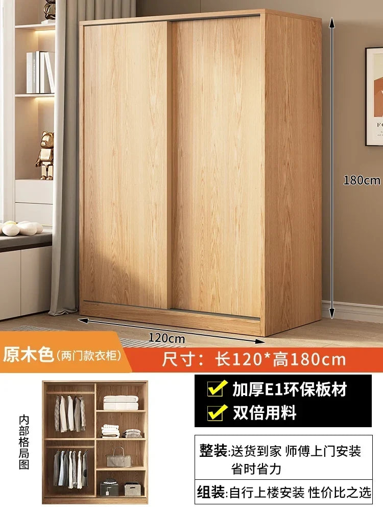 Eco White Design Wardrobes Organizer Sliding New Bedroom Closet Wardrobe Cabinets Storage Shelf Armoires De Chambre Furniture