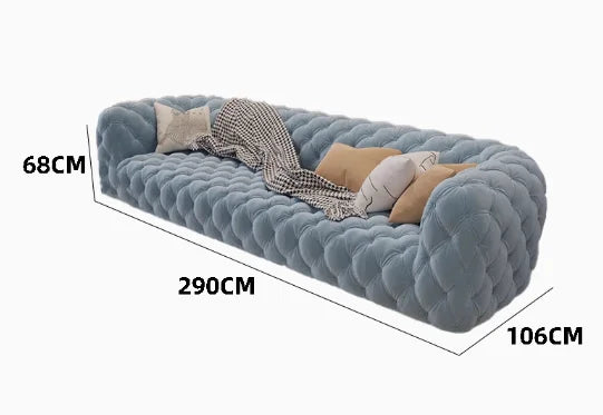 Indulge Opulent Comfort Elegant Italian Sofa