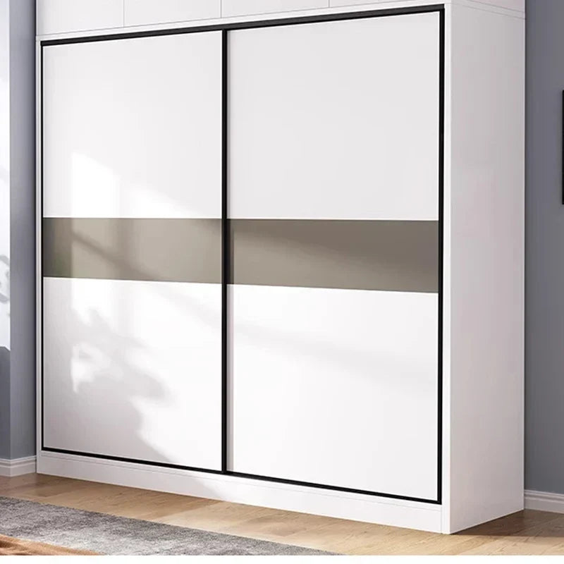 Eco White Design Wardrobes Organizer Sliding New Bedroom Closet Wardrobe Cabinets Storage Shelf Armoires De Chambre Furniture