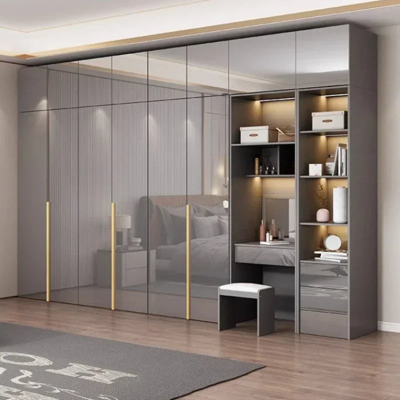 Storage Drawer Wardrobe Space Saving Multifunction Closet Systems Wardrobe Bedroom Wooden Doorsplacard De Vetement Furniture