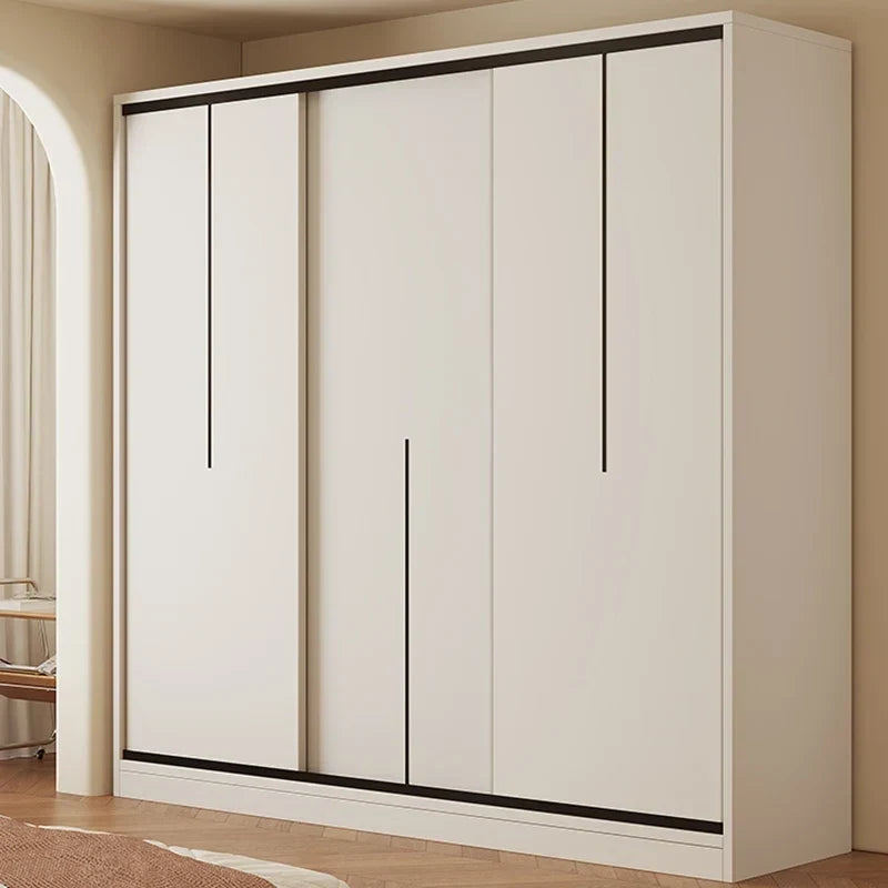 Eco White Design Wardrobes Organizer Sliding New Bedroom Closet Wardrobe Cabinets Storage Shelf Armoires De Chambre Furniture