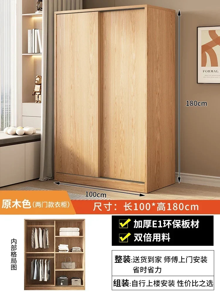 Eco White Design Wardrobes Organizer Sliding New Bedroom Closet Wardrobe Cabinets Storage Shelf Armoires De Chambre Furniture