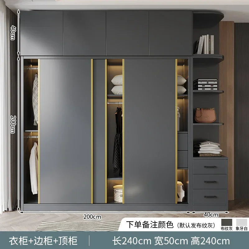 Clothes Girls Wardrob Storage Gold Black Cube Display Wardrobe European Multifunction Vitrinas Cristal Expositoras on sale