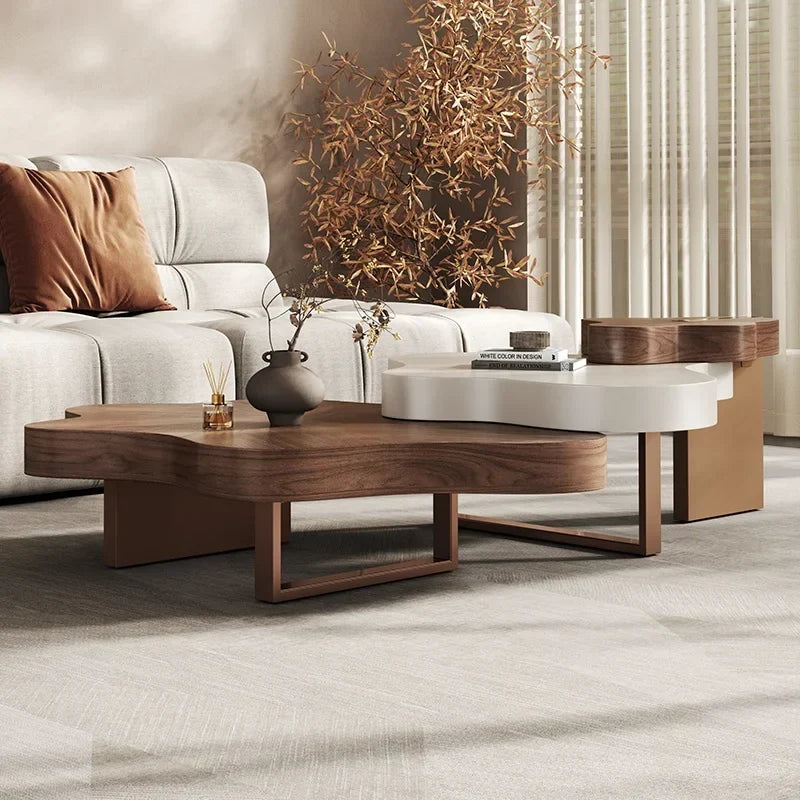 Modern Luxury Coffee Table Nordic Minimalist Unique Italian Coffee Table Mini Sweet Center Simple Metal Couchtisch Furniture