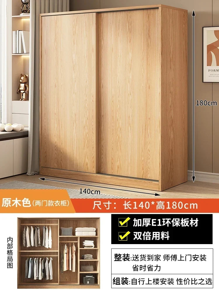 Eco White Design Wardrobes Organizer Sliding New Bedroom Closet Wardrobe Cabinets Storage Shelf Armoires De Chambre Furniture