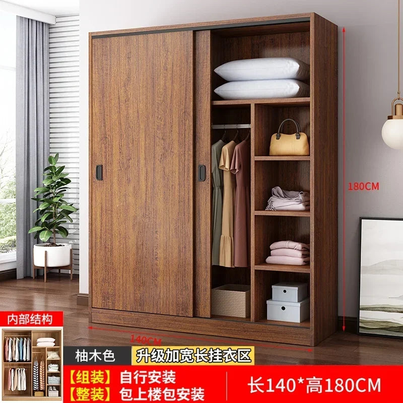 Drawers Shelves Closet Storage Organizer Bedroom Partitions Wardrobe Wooden Display Fabric Modern Guarda Roupa Home Furniture