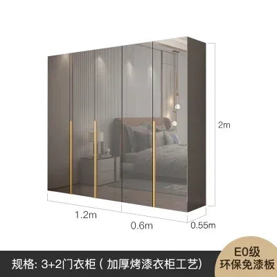 Storage Drawer Wardrobe Space Saving Multifunction Closet Systems Wardrobe Bedroom Wooden Doorsplacard De Vetement Furniture