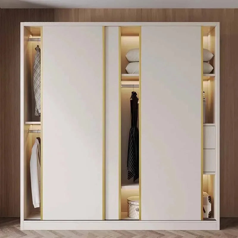 Clothes Girls Wardrob Storage Gold Black Cube Display Wardrobe European Multifunction Vitrinas Cristal Expositoras on sale