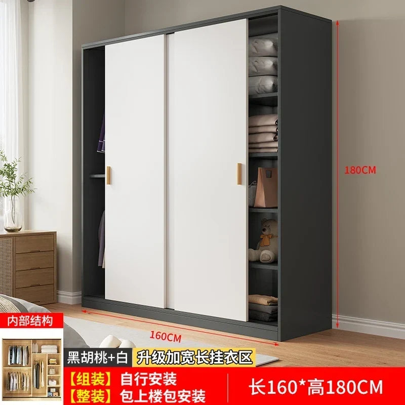 Drawers Shelves Closet Storage Organizer Bedroom Partitions Wardrobe Wooden Display Fabric Modern Guarda Roupa Home Furniture